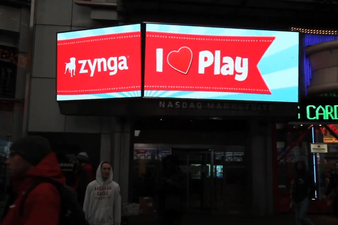 Zynga - Times Square Takeover