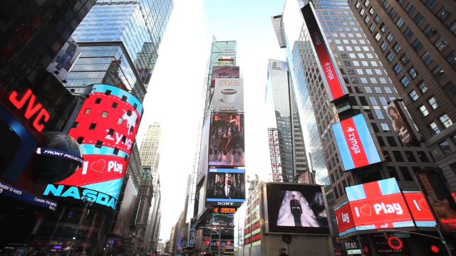 Zynga - Times Square Takeover